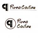 Logo design # 156859 for Piano Couture Logo + header + suitable font en color-lay-out / background for homepage. contest