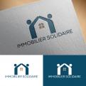 Logo design # 1169234 for Logo for  Immobilier Solidaire    The real estate agency that supports those who need it contest