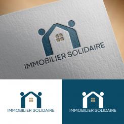 Logo design # 1169234 for Logo for  Immobilier Solidaire    The real estate agency that supports those who need it contest