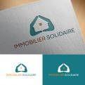 Logo design # 1167431 for Logo for  Immobilier Solidaire    The real estate agency that supports those who need it contest
