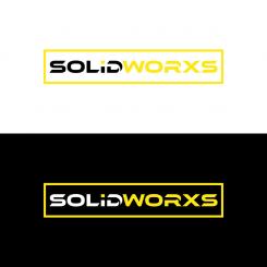Logo design # 1251342 for Logo for SolidWorxs  brand of masts for excavators and bulldozers  contest