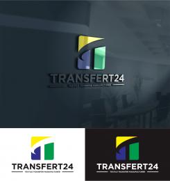 Logo design # 1159672 for creation of a logo for a textile transfer manufacturer TRANSFERT24 contest