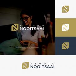 Logo # 1075867 voor Studio Nooitsaai   logo voor een creatieve studio   Fris  eigenzinnig  modern wedstrijd