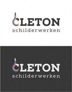 Logo # 1243109 voor Ontwerp een kleurrijke logo voor Cleton Schilderwerken! wedstrijd
