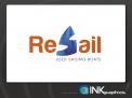 Logo design # 585889 for Logo for RESAIL. A company active in 2e hand sailingboats in Europe. contest