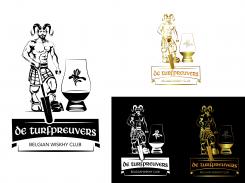Logo # 1000776 voor Logo Illustratie voor T shirts Belgische whiskyclub  De Turfpreuvers’ wedstrijd