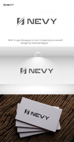 Logo design # 1236047 for Logo for high quality   luxury photo camera tripods brand Nevy contest