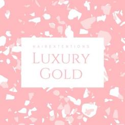 Logo # 1031474 voor Logo voor hairextensions merk Luxury Gold wedstrijd