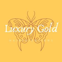 Logo design # 1031469 for Logo for hairextensions brand Luxury Gold contest