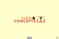 Logo # 113226 voor  Nieuw Logo voor :     Signs&Concepts wedstrijd