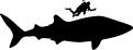 Logo design # 602032 for silhouette drawing of a whale shark contest