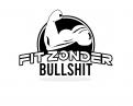 Logo design # 1099912 for A not too serious  Fit zonder Bullshit  logo  it means  fit without bullshit  contest