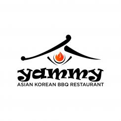 Logo # 1056363 voor ontwerp een horeca logo voor een nieuw te openen asian korean bbq restaurant wedstrijd
