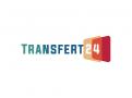 Logo design # 1160064 for creation of a logo for a textile transfer manufacturer TRANSFERT24 contest