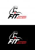 Logo design # 1099691 for A not too serious  Fit zonder Bullshit  logo  it means  fit without bullshit  contest