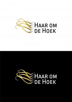 Logo # 524671 voor Ontwerp een logo voor voor mijn Kapperzaak  Haar om de Hoek 