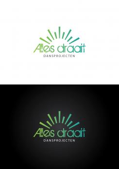 Logo design # 773577 for Design a fresh, happy and cool logo for a dance company with different dance projects for young and old. Alles draait dansprojecten contest