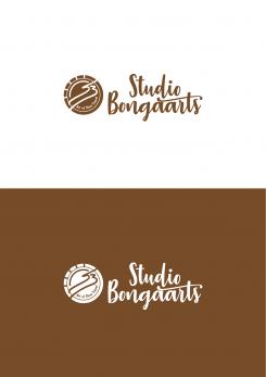 Logo # 1239860 voor Logo voor Tassen en lederwaren designer  Studio Bongaarts in Amsterdam  Steekwoorden  onderweg zijn  moderne retro wedstrijd