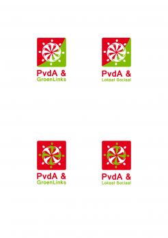 Logo # 543879 voor Hoe verbind je sociaal en groen aan het beeld van een lokale partij wedstrijd