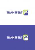 Logo design # 1159848 for creation of a logo for a textile transfer manufacturer TRANSFERT24 contest