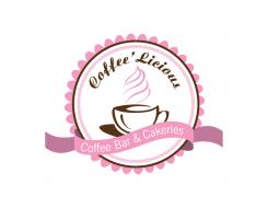 Logo design # 357504 for Logo for Coffee'licious coffee bar & cakeries contest