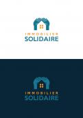 Logo design # 1166672 for Logo for  Immobilier Solidaire    The real estate agency that supports those who need it contest