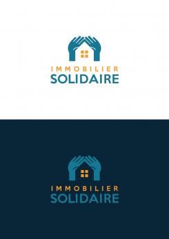 Logo design # 1166672 for Logo for  Immobilier Solidaire    The real estate agency that supports those who need it contest