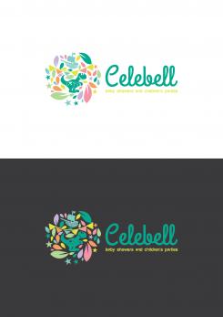 Logo # 1019105 voor Logo voor Celebell  Celebrate Well  Jong en hip bedrijf voor babyshowers en kinderfeesten met een ecologisch randje wedstrijd