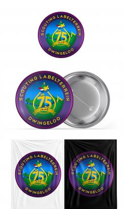 Logo # 1253384 voor Logo 75 jaar bestaan Scouting Labelterrein in Dwingeloo wedstrijd