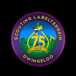 Logo # 1253388 voor Logo 75 jaar bestaan Scouting Labelterrein in Dwingeloo wedstrijd