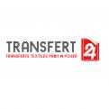 Logo design # 1160007 for creation of a logo for a textile transfer manufacturer TRANSFERT24 contest