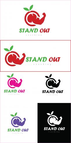Logo # 1115651 voor Logo voor online coaching op gebied van fitness en voeding   Stand Out Coaching wedstrijd