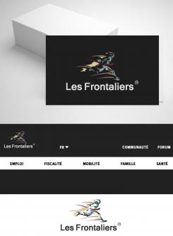 Logo design # 891498 for We want to make the graphic redesign of our logo, lesfrontaliers.lu contest