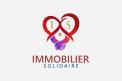 Logo design # 1169844 for Logo for  Immobilier Solidaire    The real estate agency that supports those who need it contest