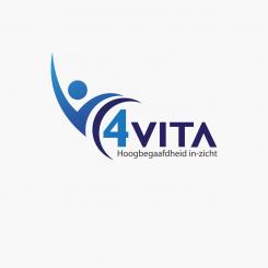 Logo # 1213600 voor 4Vita begeleidt hoogbegaafde kinderen  hun ouders en scholen wedstrijd