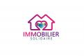 Logo design # 1170090 for Logo for  Immobilier Solidaire    The real estate agency that supports those who need it contest