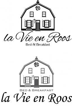 Logo design # 1145635 for Design a romantic  grafic logo for B B La Vie en Roos contest