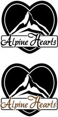 Logo design # 820005 for Logo creation for wooden art (Alpine Hearts) contest