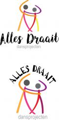 Logo design # 773158 for Design a fresh, happy and cool logo for a dance company with different dance projects for young and old. Alles draait dansprojecten contest