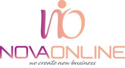 Logo # 983847 voor Logo for Nova Online   Slogan  We create new business wedstrijd