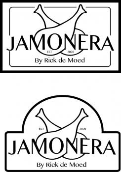 Logo # 1016054 voor Logo voor unieke Jamoneria  spaanse hamwinkel ! wedstrijd