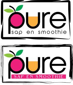 Logo # 707210 voor Zet jij de logo van sap en Smoothie goed neer dan ben jij echt een goeie peer!! wedstrijd