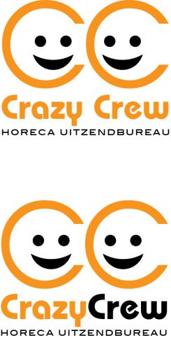 Logo # 977473 voor Logo voor horeca uitzendbureau genaamd  Crazy Crew  wedstrijd