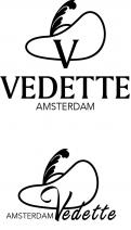 Logo # 923905 voor Ontwerp een stijlvol en luxe logo voor kledingmerk Vedette Amsterdam wedstrijd