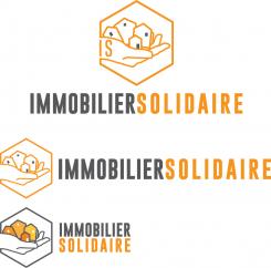 Logo design # 1168082 for Logo for  Immobilier Solidaire    The real estate agency that supports those who need it contest