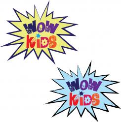 Logo design # 383498 for Design a logo for our new name: WOW kids - a online shop with magical and radiant clothes for happy kids contest