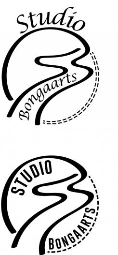 Logo # 1242426 voor Logo voor Tassen en lederwaren designer  Studio Bongaarts in Amsterdam  Steekwoorden  onderweg zijn  moderne retro wedstrijd