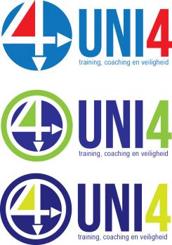 Logo # 807848 voor UNI4 staat voor training, coaching en veiligheid! wedstrijd