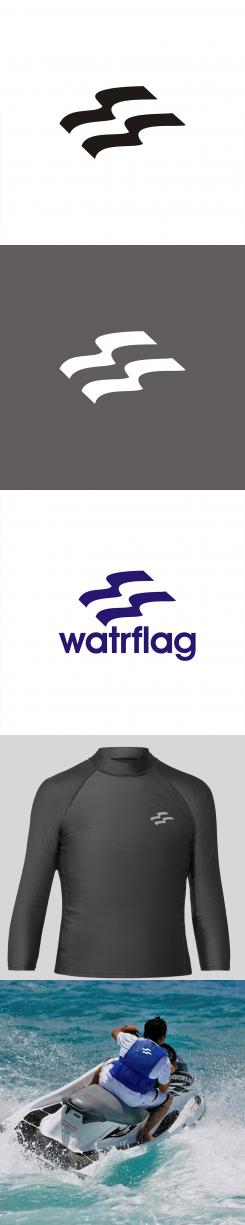 Logo # 1207915 voor logo voor watersportartikelen merk  Watrflag wedstrijd