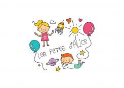 Logo design # 608245 for LES FETES D'ALICE - kids animation :-) contest